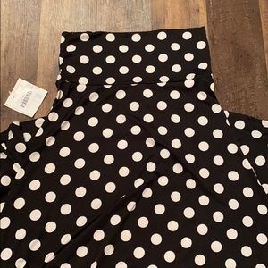 Polka dot maxi skirt